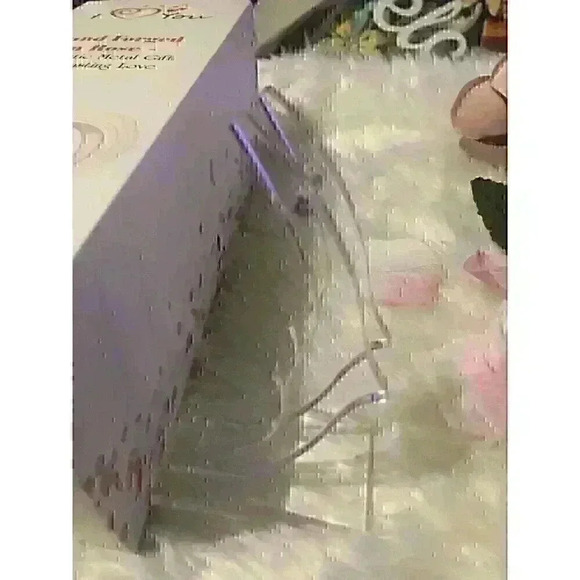 NEW Rose of Love Hand Forged Iron Pink Rose Anniversary Wedding Valentines Day - Picture 6 of 8